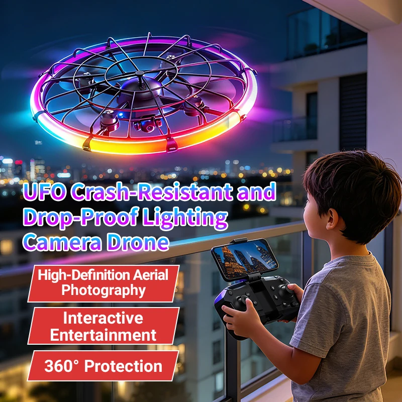Drone Kit With Camera - JJRC H145 UFO RC Drone with