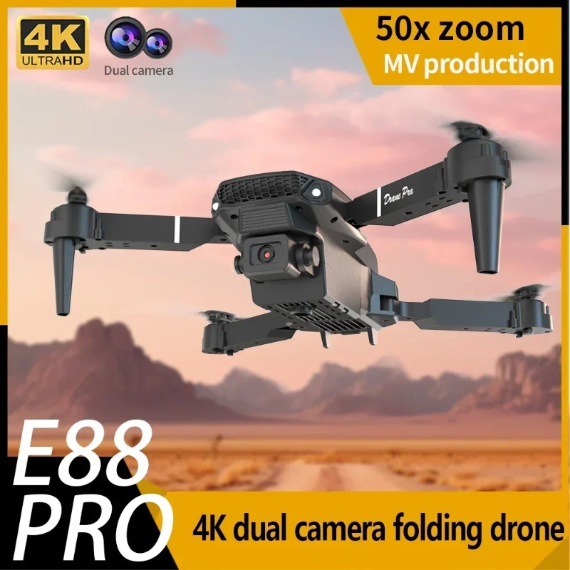 E88 Mini Drone 4K HD Camera Wi - Drone Kit Tricopter recension och pris