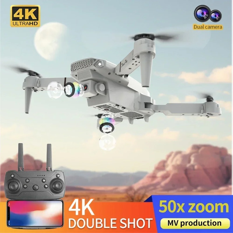 E88 Mini Drone 4K HD Camera Wi - Drone Kit Tricopter recension och pris