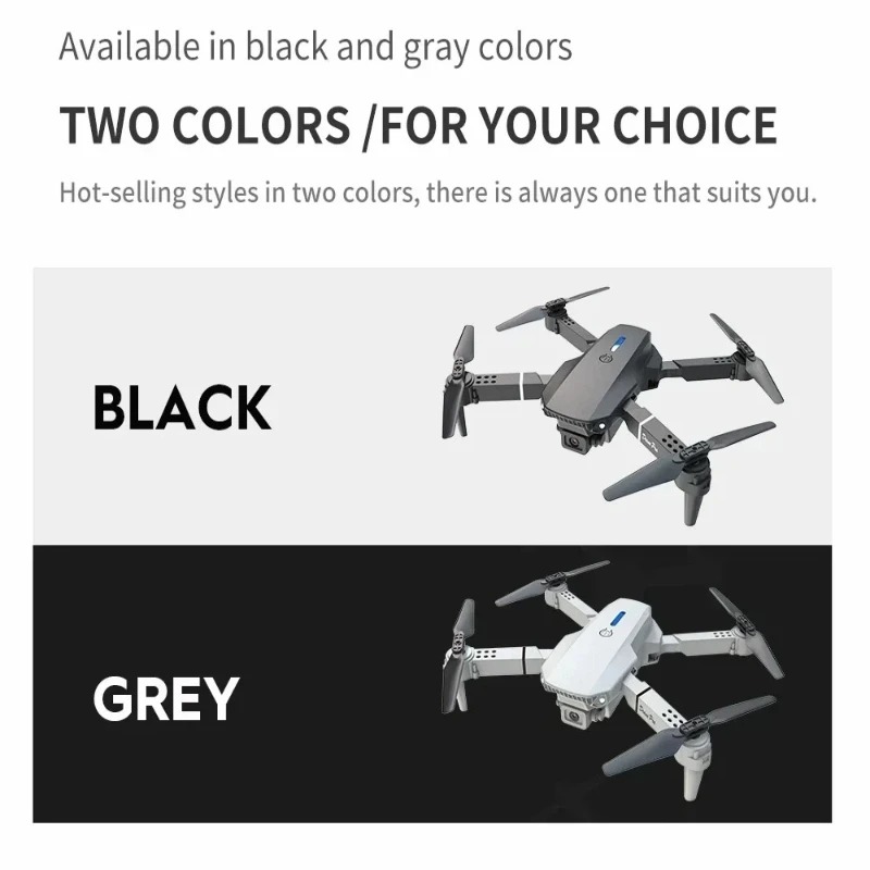 E88 Mini Drone 4K HD Camera Wi - Drone Kit Tricopter recension och pris